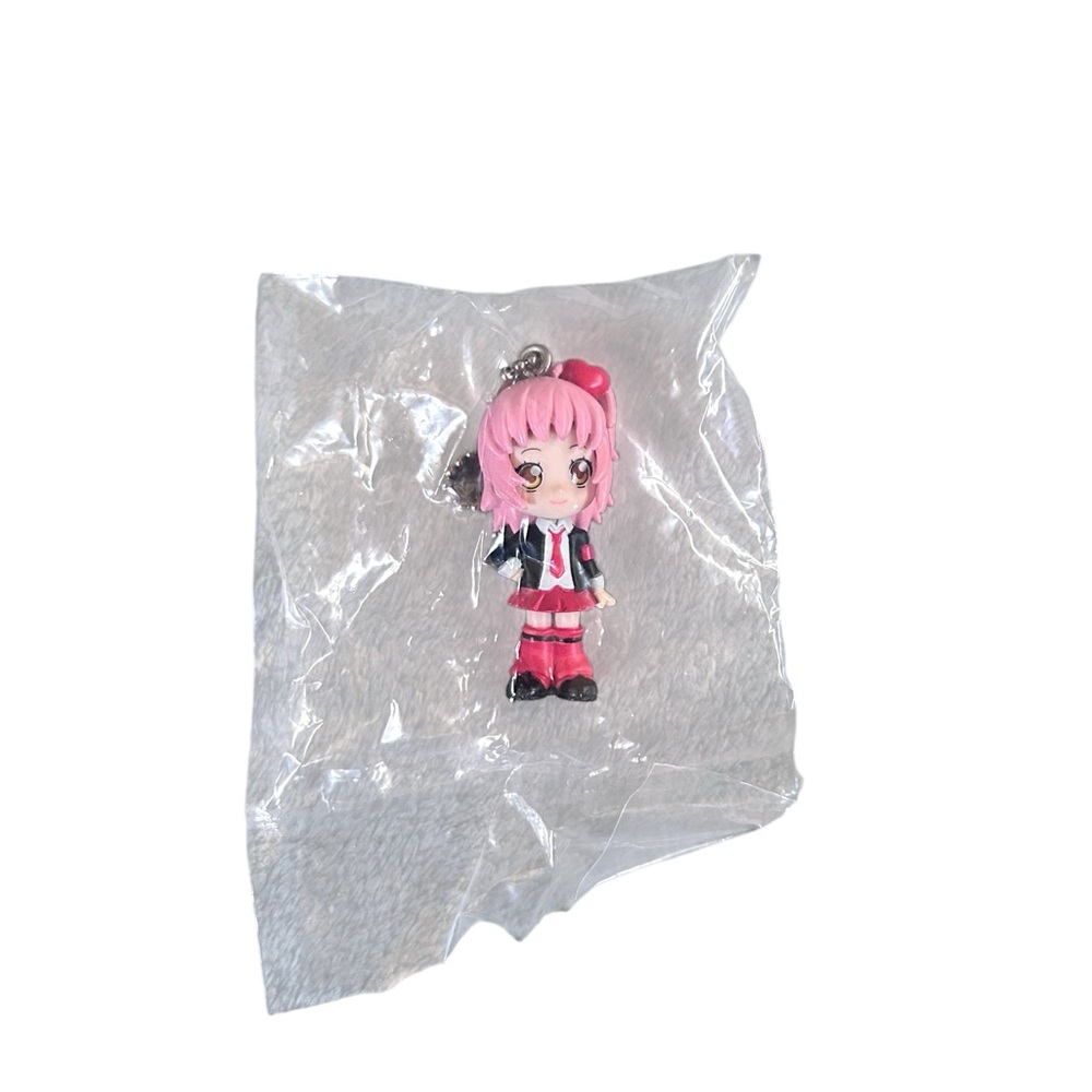Yujin Shugo Chara! Amu Hinamori Mascot Keychain Charm Anime Gachapon Kawaii